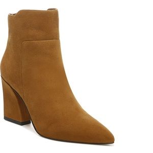 Franco Sarto Women’s Venture Leather Bootie In Whisky Color- NIB - Duplicate